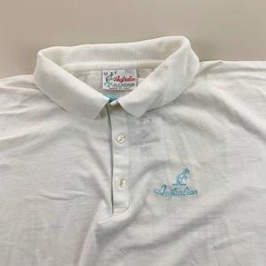 Australian 90s Tennis Polo Shirt - Large-AUSTRALIAN-olesstore-vintage-secondhand-shop-austria-österreich