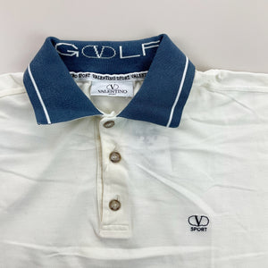 Valentino 90s Polo Shirt - Large-VALENTINO-olesstore-vintage-secondhand-shop-austria-österreich