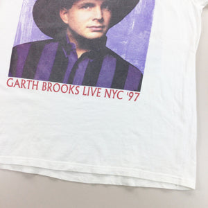 Garth Brooks Live NYC 1997 T-Shirt - XL-DELTA-olesstore-vintage-secondhand-shop-austria-österreich