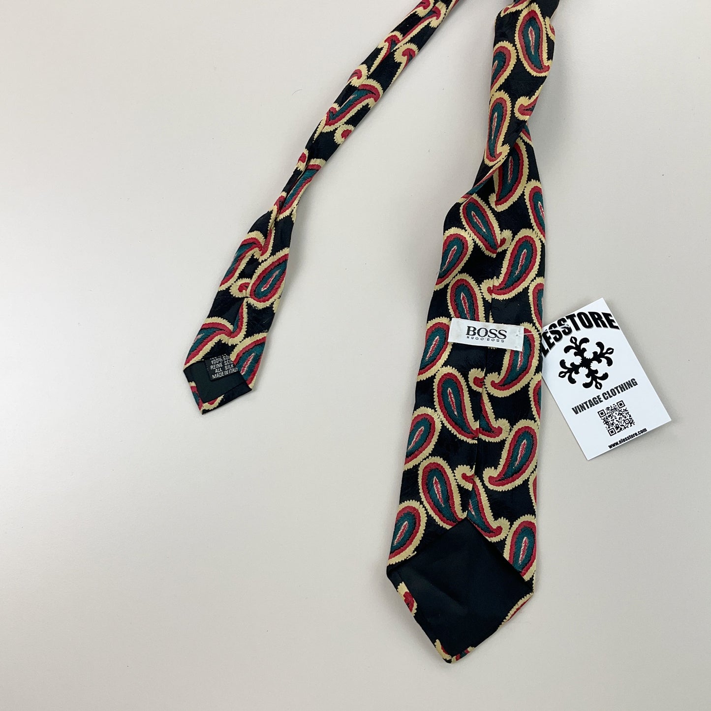 Hugo Boss Tie-HUGO BOSS-olesstore-vintage-secondhand-shop-austria-österreich