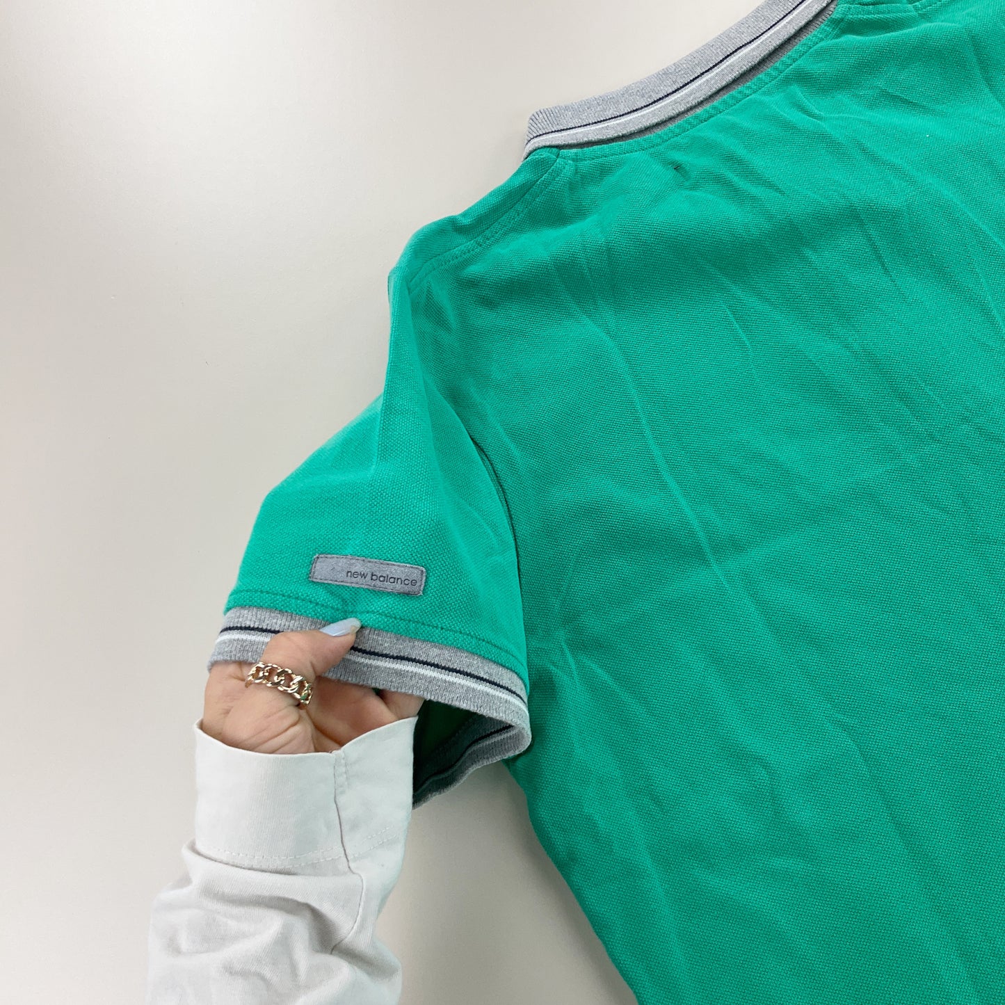 New Balance Polo Shirt - Medium-RALPH LAUREN-olesstore-vintage-secondhand-shop-austria-österreich