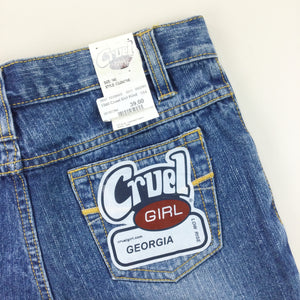 Cruel Girl 'Georgina' Low Rise Deadstock Jeans - 14S / 164-CRUEL GIRL-olesstore-vintage-secondhand-shop-austria-österreich