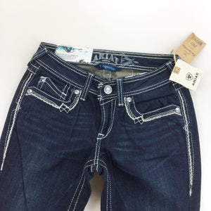 Ariat Real Deadstock 10015089 Denim Jeans - 26L-ARIAT REAL-olesstore-vintage-secondhand-shop-austria-österreich