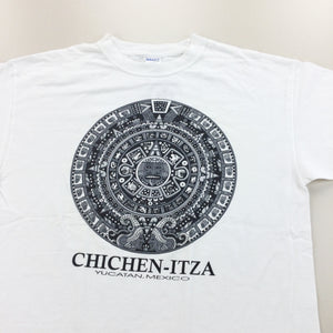 Yucatan Mexico Graphic T-Shirt - Large-M&O KNITS-olesstore-vintage-secondhand-shop-austria-österreich