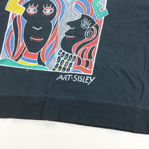 Love Art Sisley T-Shirt - Large-Sisley-olesstore-vintage-secondhand-shop-austria-österreich