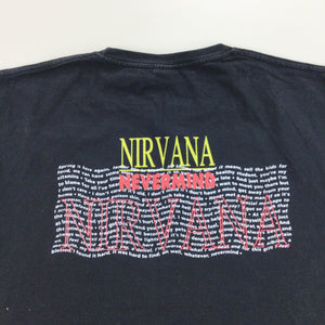 Nirvana 'Nevermind' Graphic T-Shirt - XL-ROCK YEAH-olesstore-vintage-secondhand-shop-austria-österreich