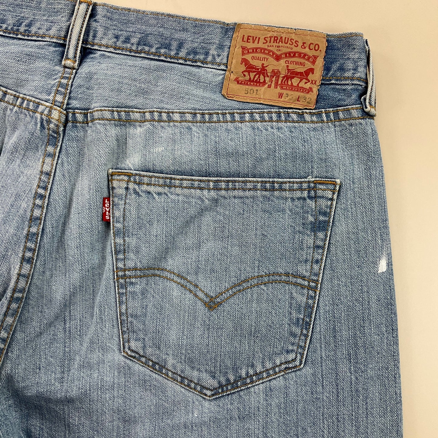 Levis Denim Shorts - W36-LEVI'S-olesstore-vintage-secondhand-shop-austria-österreich