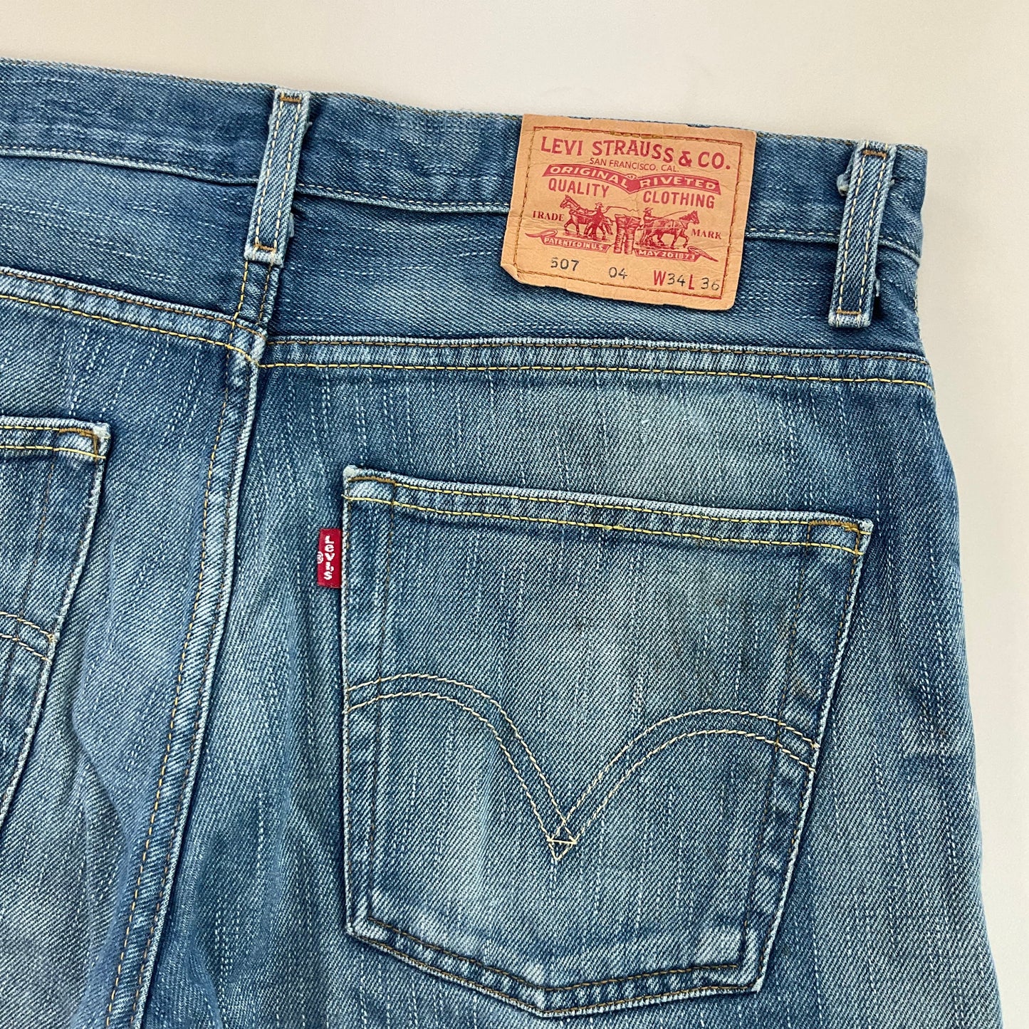 Levis Denim Shorts - W34-LEVI'S-olesstore-vintage-secondhand-shop-austria-österreich