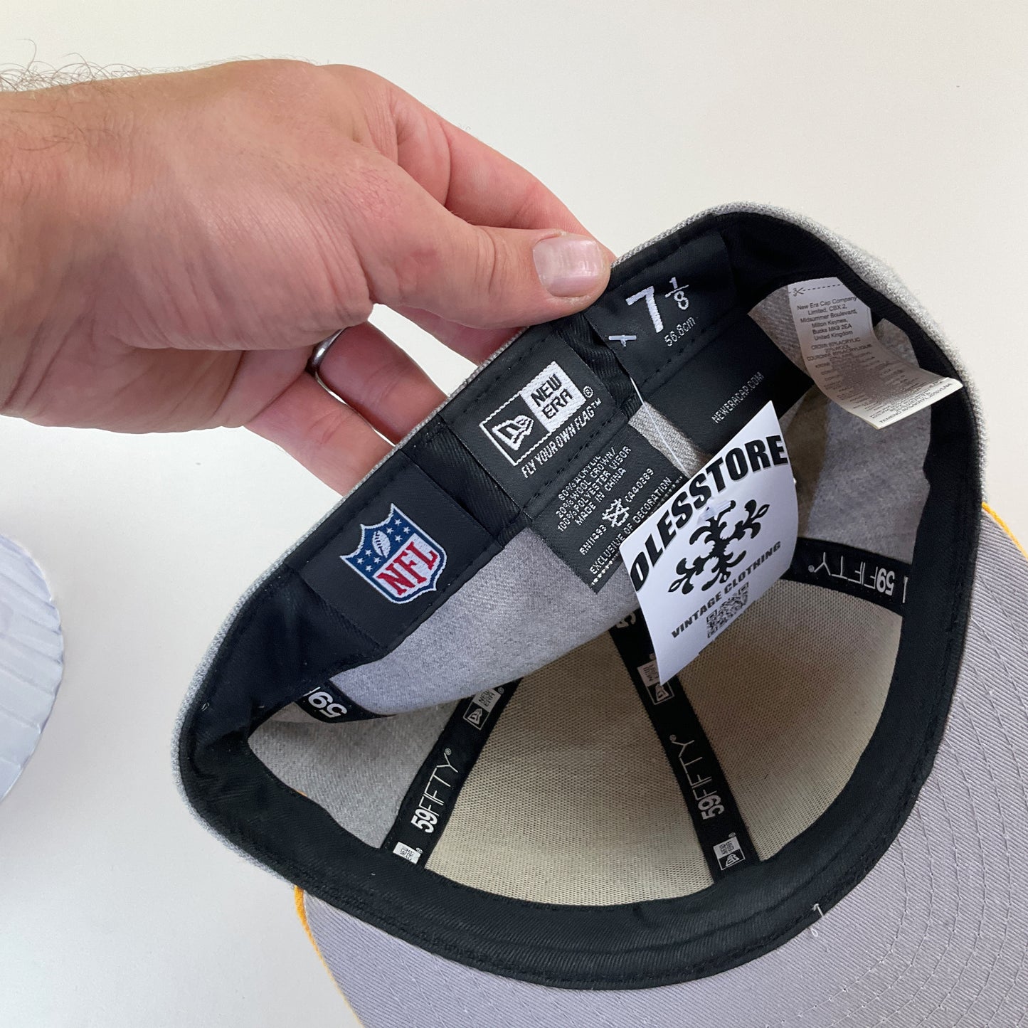 New Era Pittsburgh Steelers NFL Cap - 7 1/8-NEW ERA-olesstore-vintage-secondhand-shop-austria-österreich