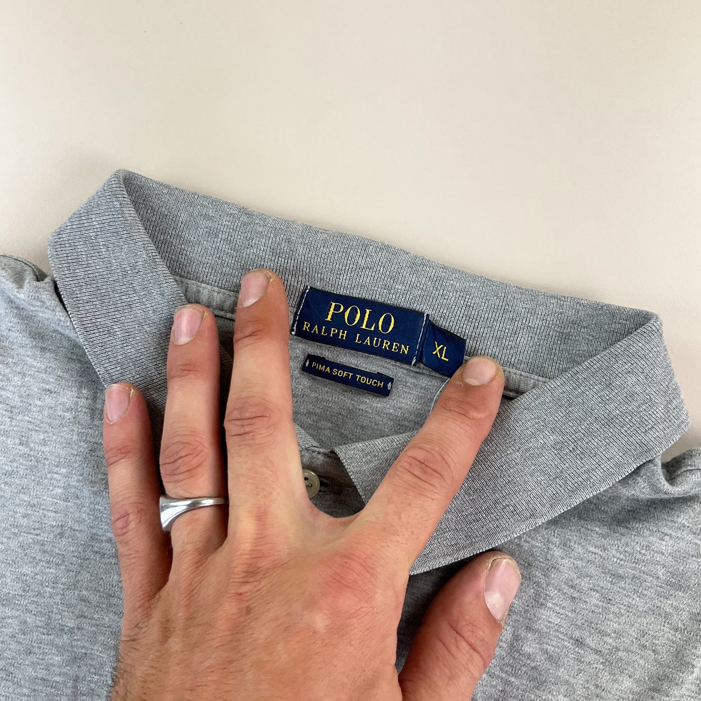 Ralph Lauren Prima Soft Touch Polo Shirt - XL-RALPH LAUREN-olesstore-vintage-secondhand-shop-austria-österreich