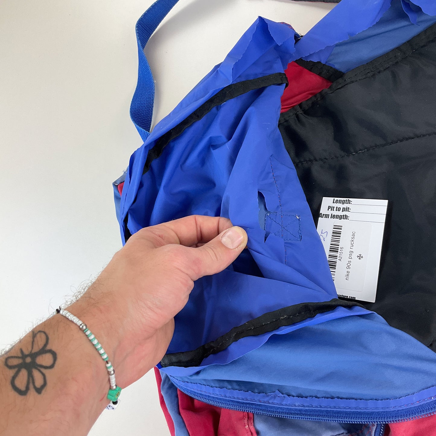 Nike 90s PSG Paris Saint German Rucksack-NIKE-olesstore-vintage-secondhand-shop-austria-österreich