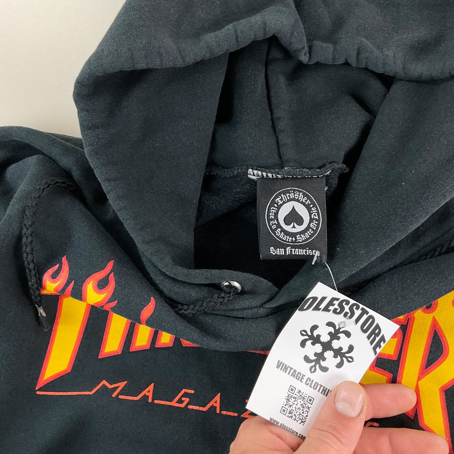 Thrasher Hoodie - Damen/S-THRASHER-olesstore-vintage-secondhand-shop-austria-österreich