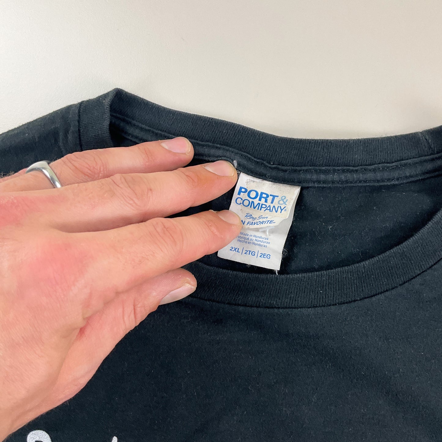 Wolliball Schaf Grafik T-Shirt - XXL-Port & Company-olesstore-vintage-secondhand-shop-austria-österreich