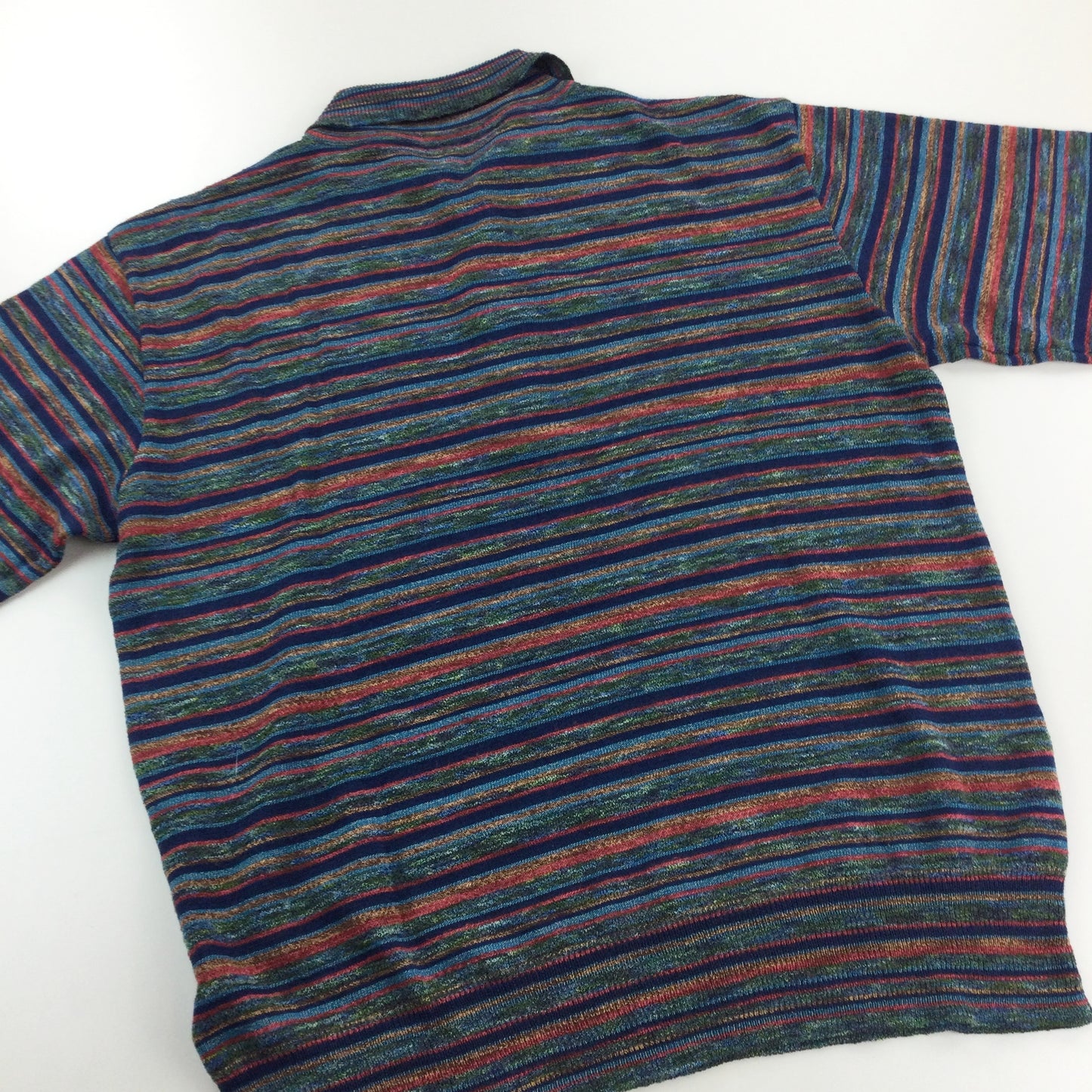 Missoni Longsleeve Polo Shirt - Large-MISSONI-olesstore-vintage-secondhand-shop-austria-österreich