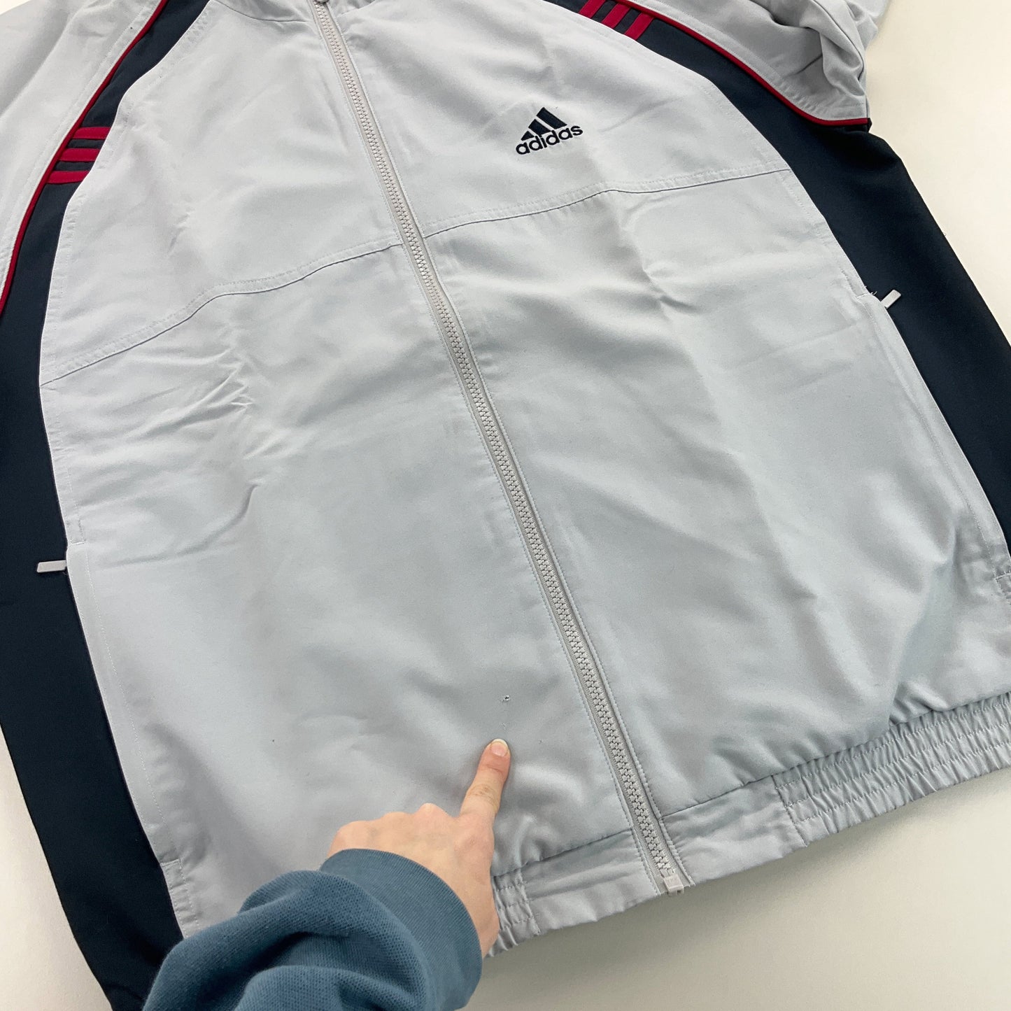 Adidas 90s Track Jacket - XL-ADIDAS-olesstore-vintage-secondhand-shop-austria-österreich