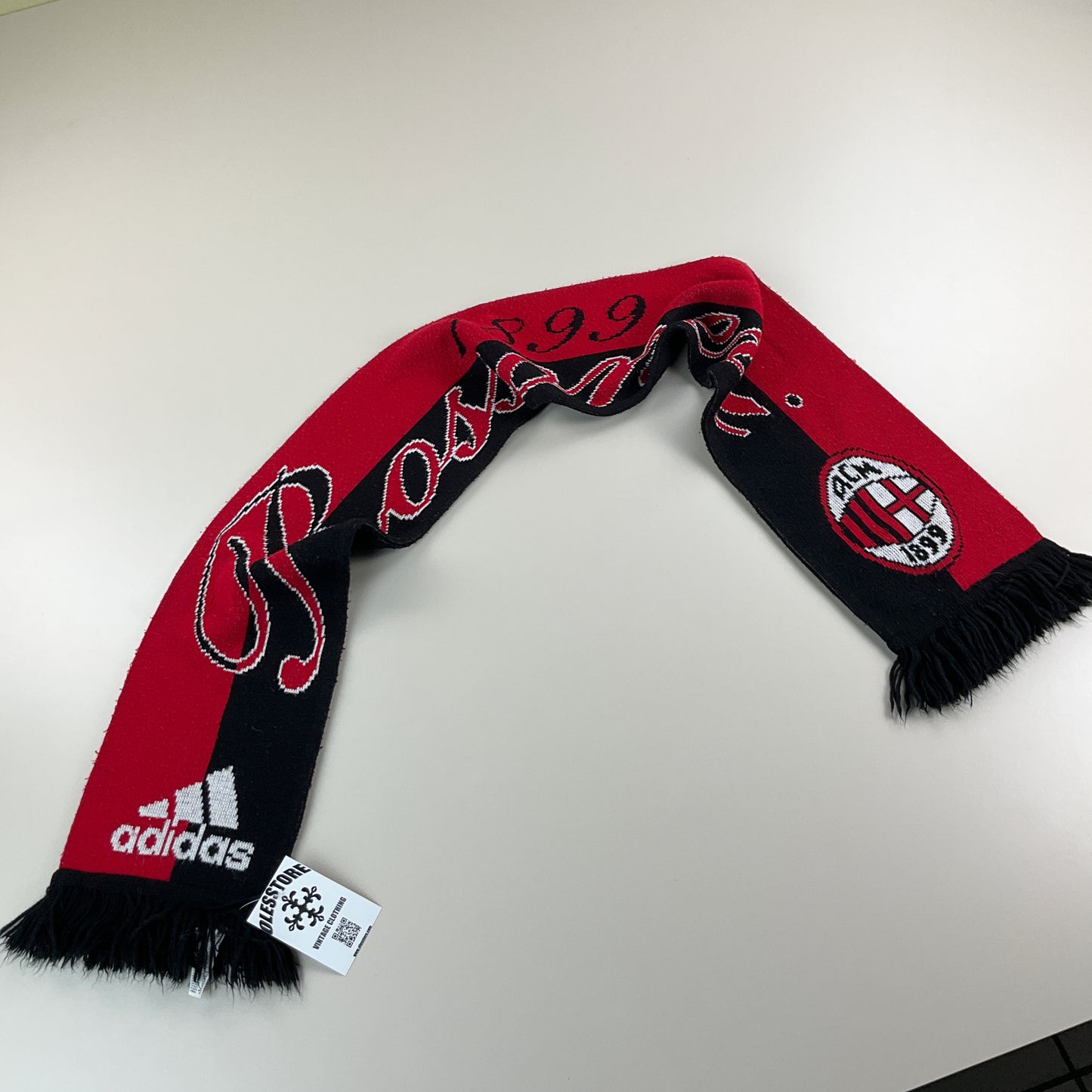 Adidas AC Milan 00s Schal-ADIDAS-olesstore-vintage-secondhand-shop-austria-österreich