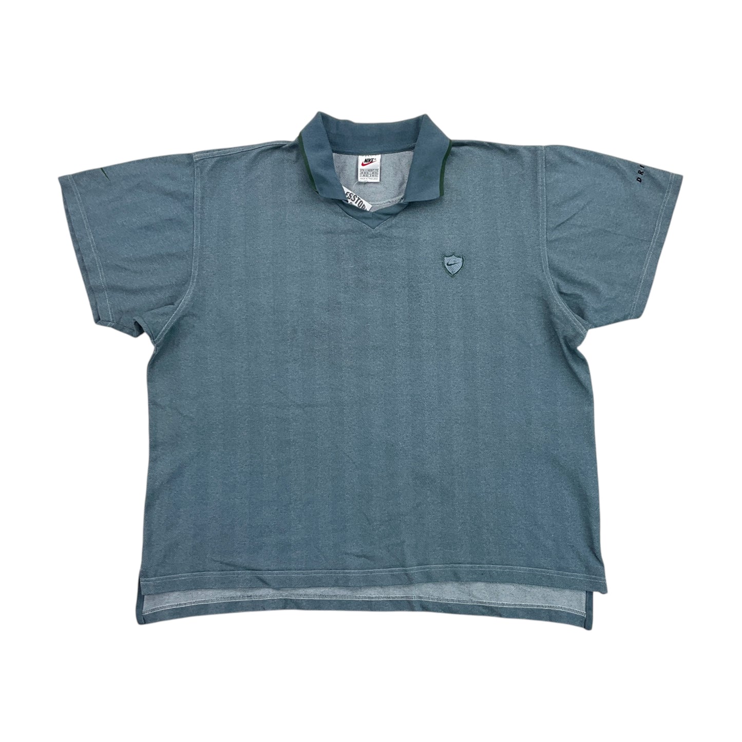 Nike 90s Tie Dye Polo Shirt - Medium-NIKE-olesstore-vintage-secondhand-shop-austria-österreich