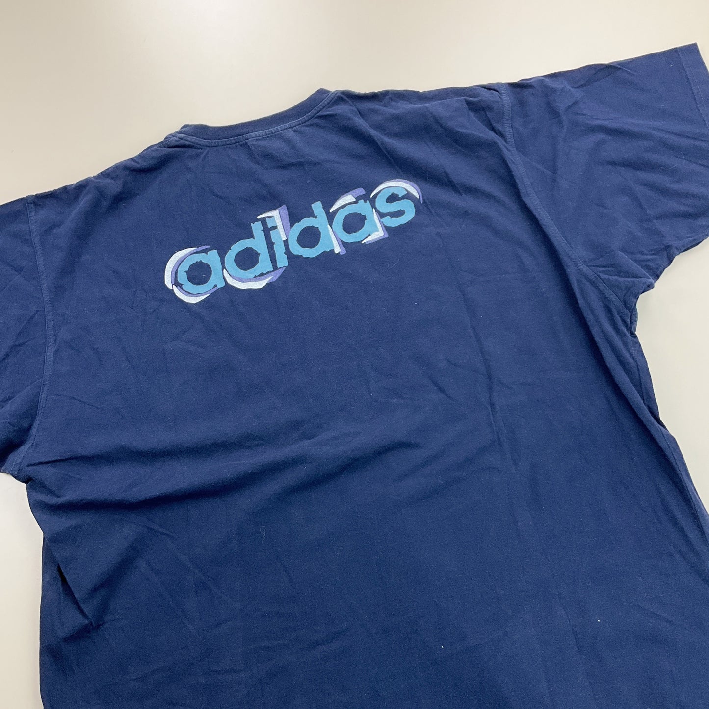 Adidas Trefoil T-Shirt - XL-Adidas-olesstore-vintage-secondhand-shop-austria-österreich
