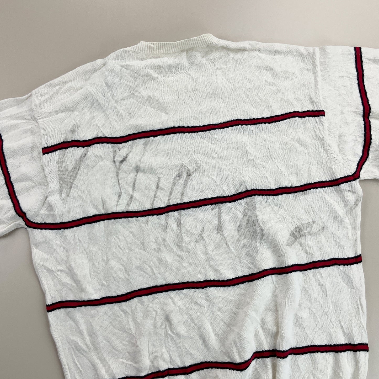 Nautica Striped Basic Sweatshirt - Medium-NAUTICA-olesstore-vintage-secondhand-shop-austria-österreich
