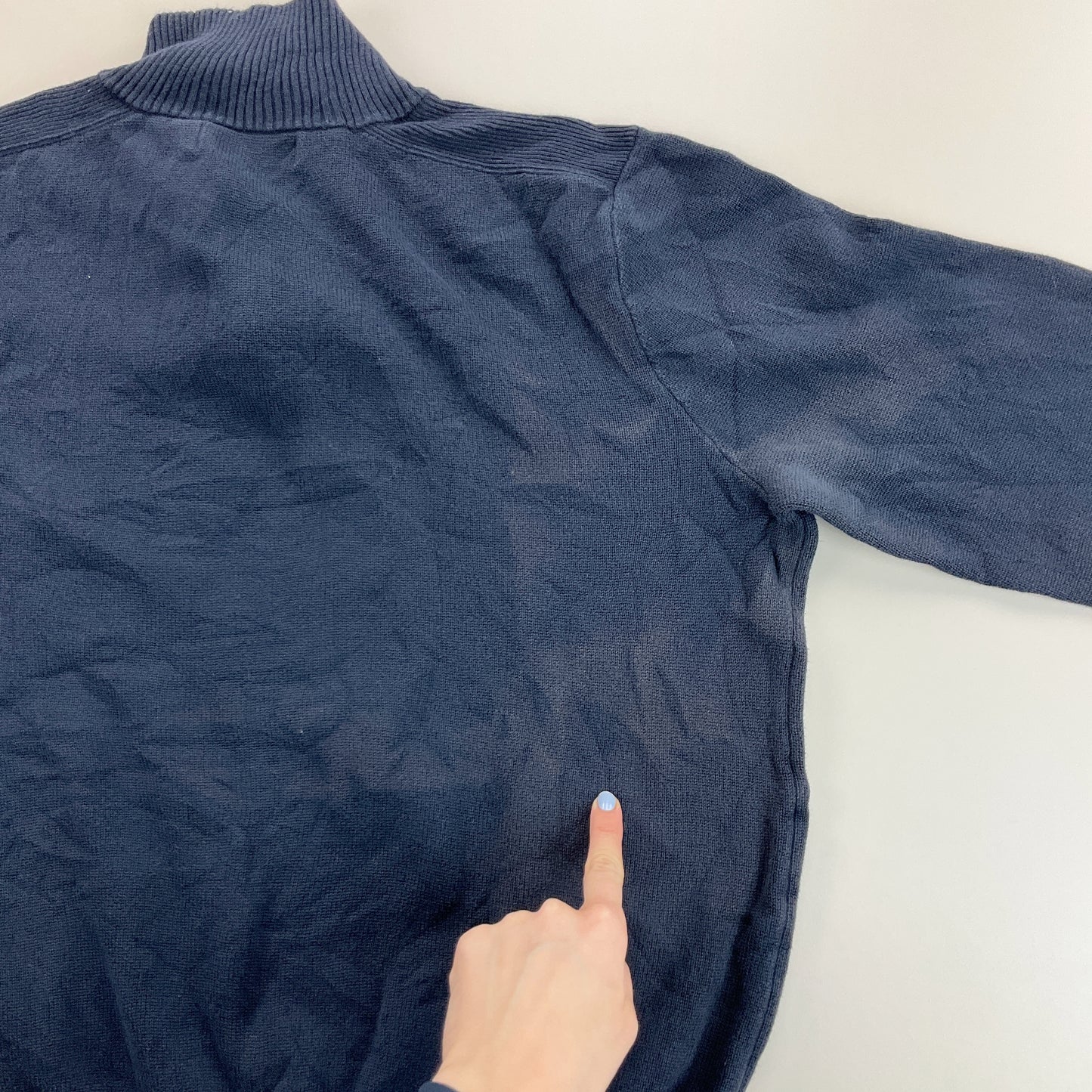 Nautica 1/4 Zip Sweatshirt - Small-NAUTICA-olesstore-vintage-secondhand-shop-austria-österreich