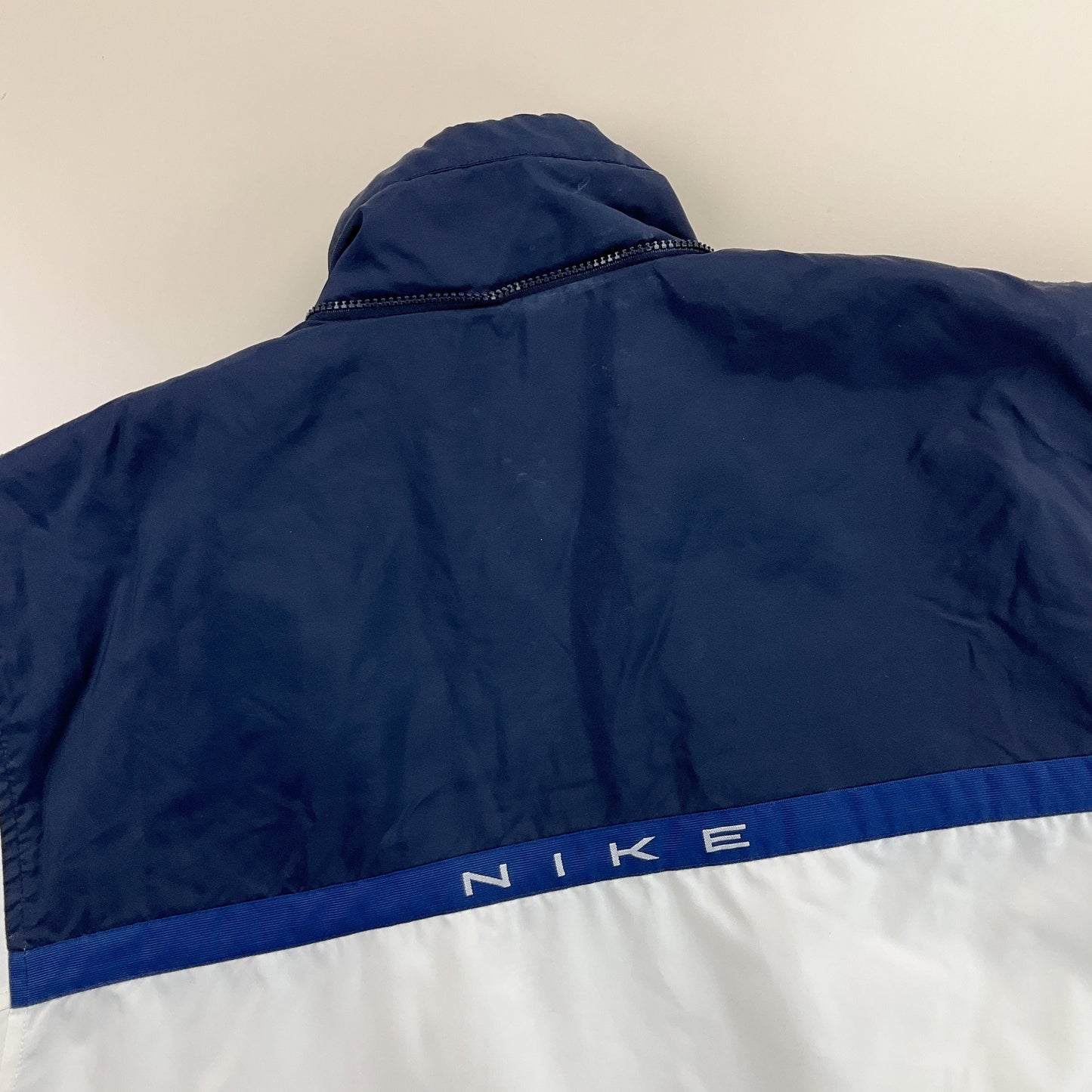 Nike 90s Swoosh Outdoor Jacket - Large-NIKE-olesstore-vintage-secondhand-shop-austria-österreich