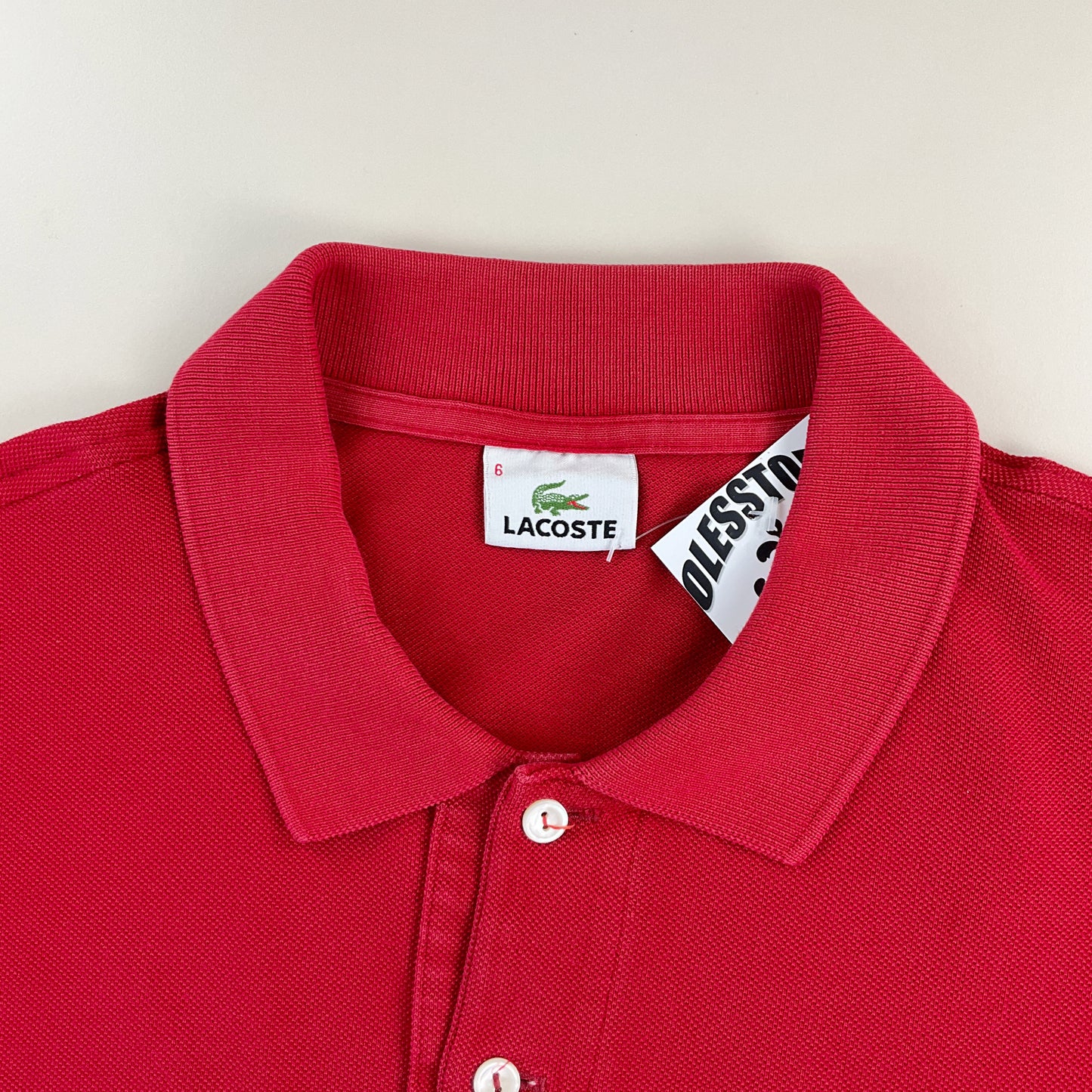 Lacoste langarm Polo Shirt - 6/XL-LACOSTE-olesstore-vintage-secondhand-shop-austria-österreich