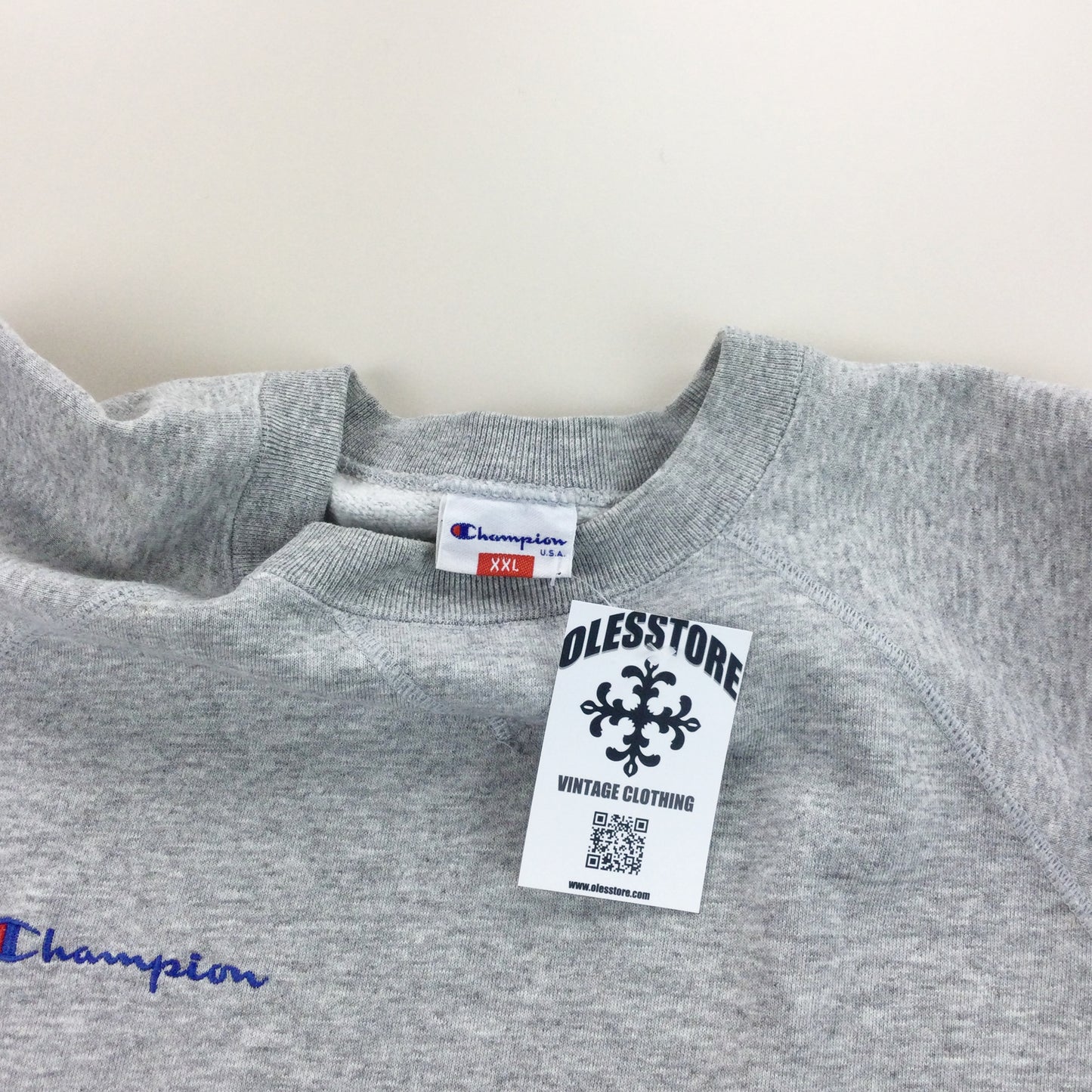 Champion 90s Basic Sweatshirt - XXL-Champion-olesstore-vintage-secondhand-shop-austria-österreich