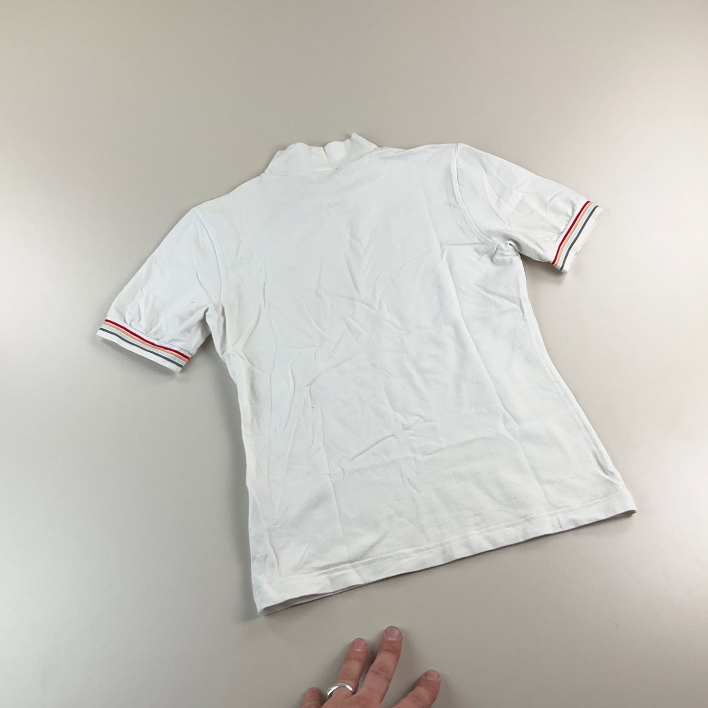Lacoste T-Shirt - Damen/42-LACOSTE-olesstore-vintage-secondhand-shop-austria-österreich