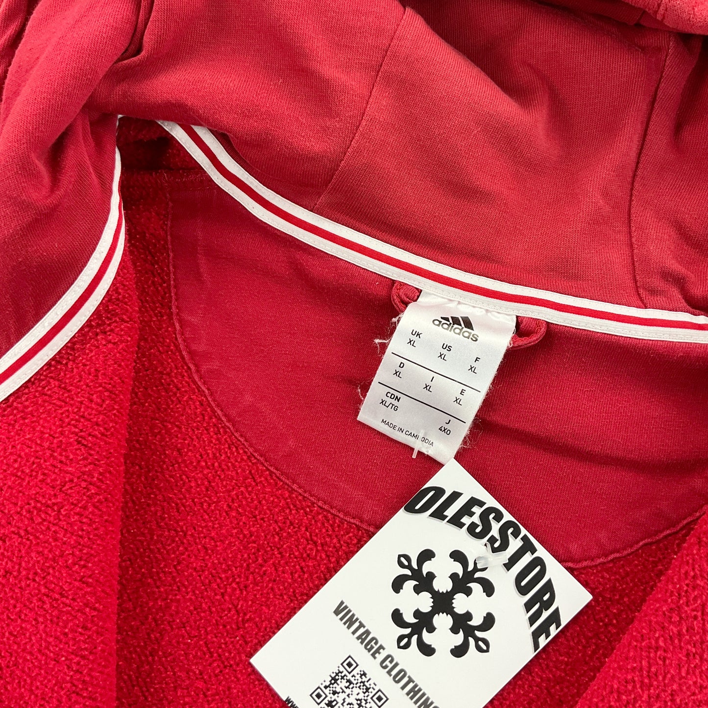 Adidas Bayern München Zip Hoodie - XL-ADIDAS-olesstore-vintage-secondhand-shop-austria-österreich