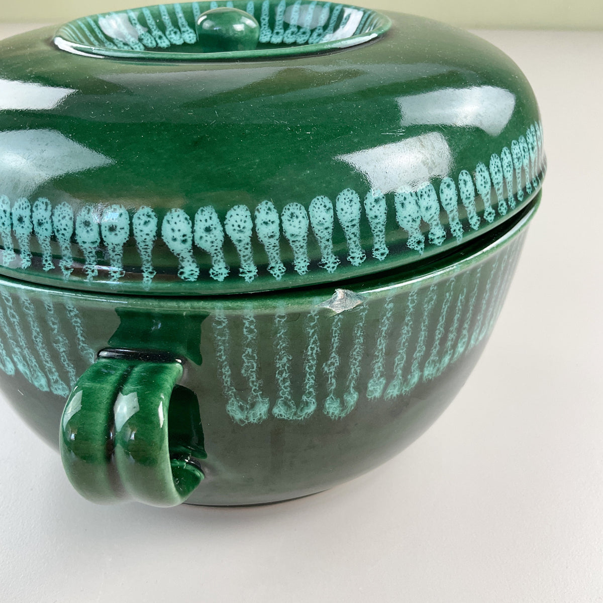Gmundner Keramik Gudrun Wittke-Baudisch Topf mit Deckel 19cm-Gmundner Keramik-olesstore-vintage-secondhand-shop-austria-österreich