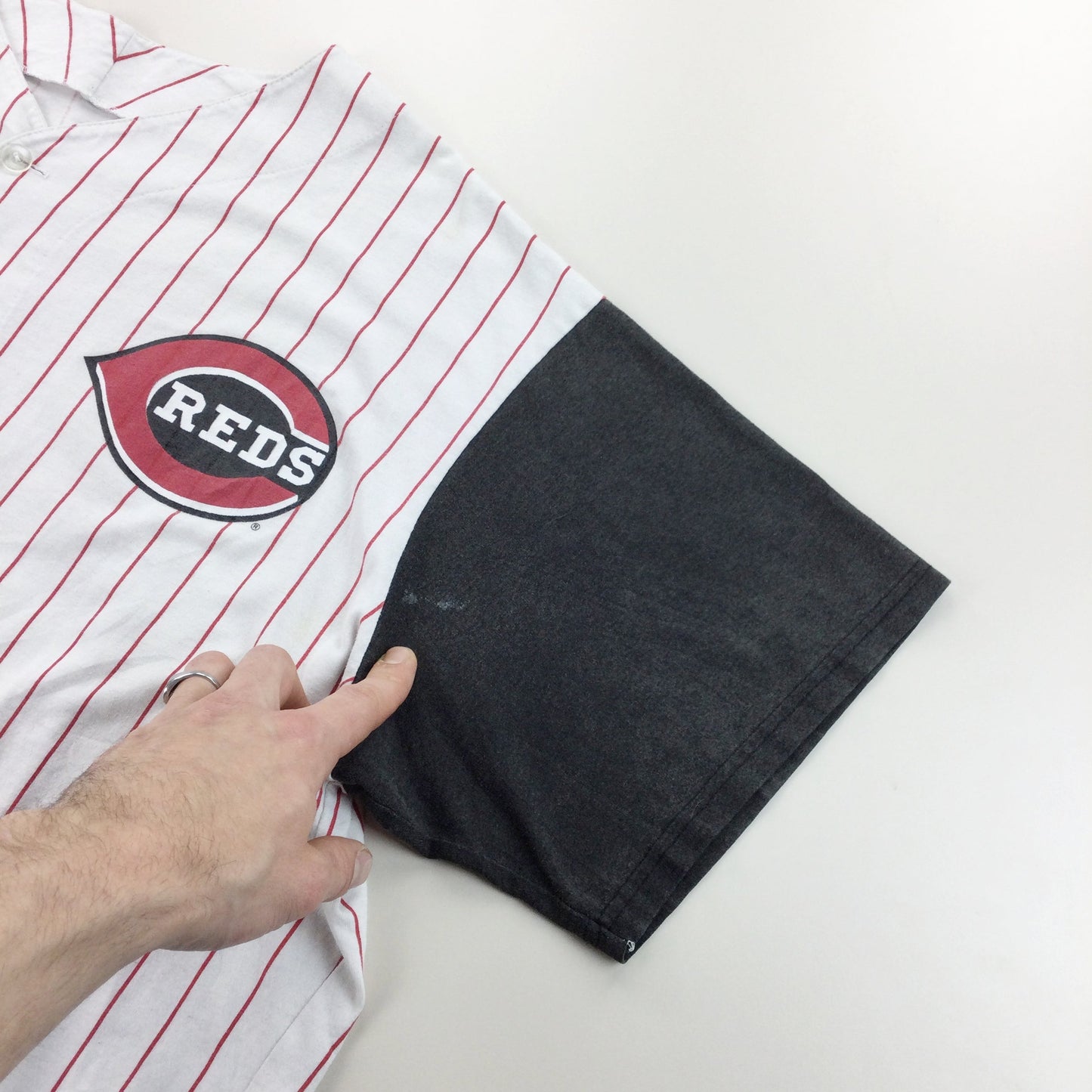 Majestic 90s MLB 'Griffey' Jersey - Large-MAJESTIC-olesstore-vintage-secondhand-shop-austria-österreich