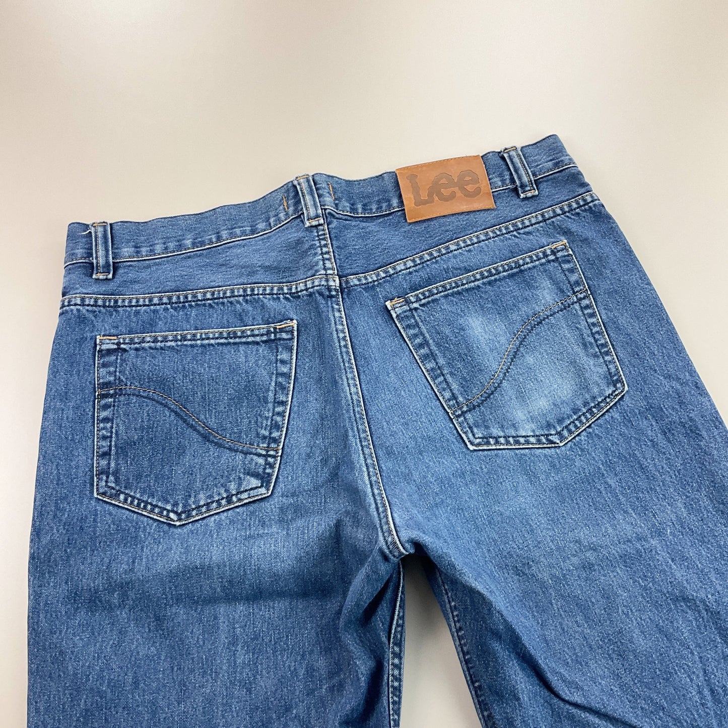 Lee x Line Denim Shorts - W35-LEE-olesstore-vintage-secondhand-shop-austria-österreich