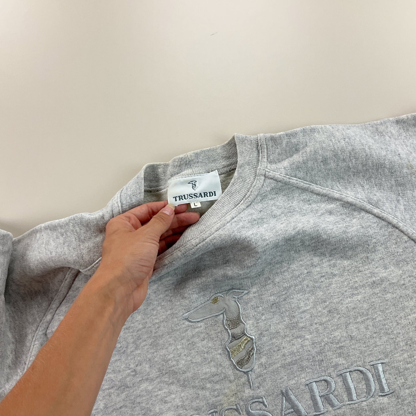 Trussardi Sweatshirt - Large-TRUSSARDI-olesstore-vintage-secondhand-shop-austria-österreich