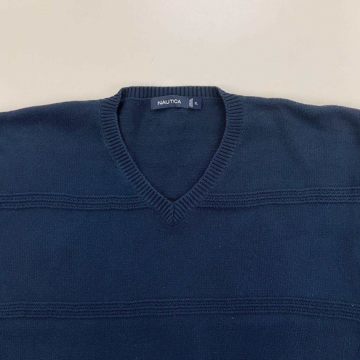 Nautica V-Neck Sweatshirt 3 PCS Set - XL-NAUTICA-olesstore-vintage-secondhand-shop-austria-österreich