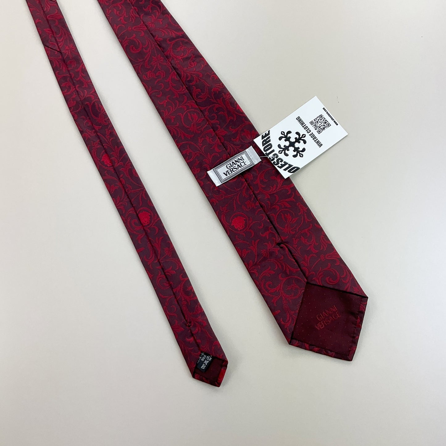 Gianni Versace Tie-VERSACE-olesstore-vintage-secondhand-shop-austria-österreich