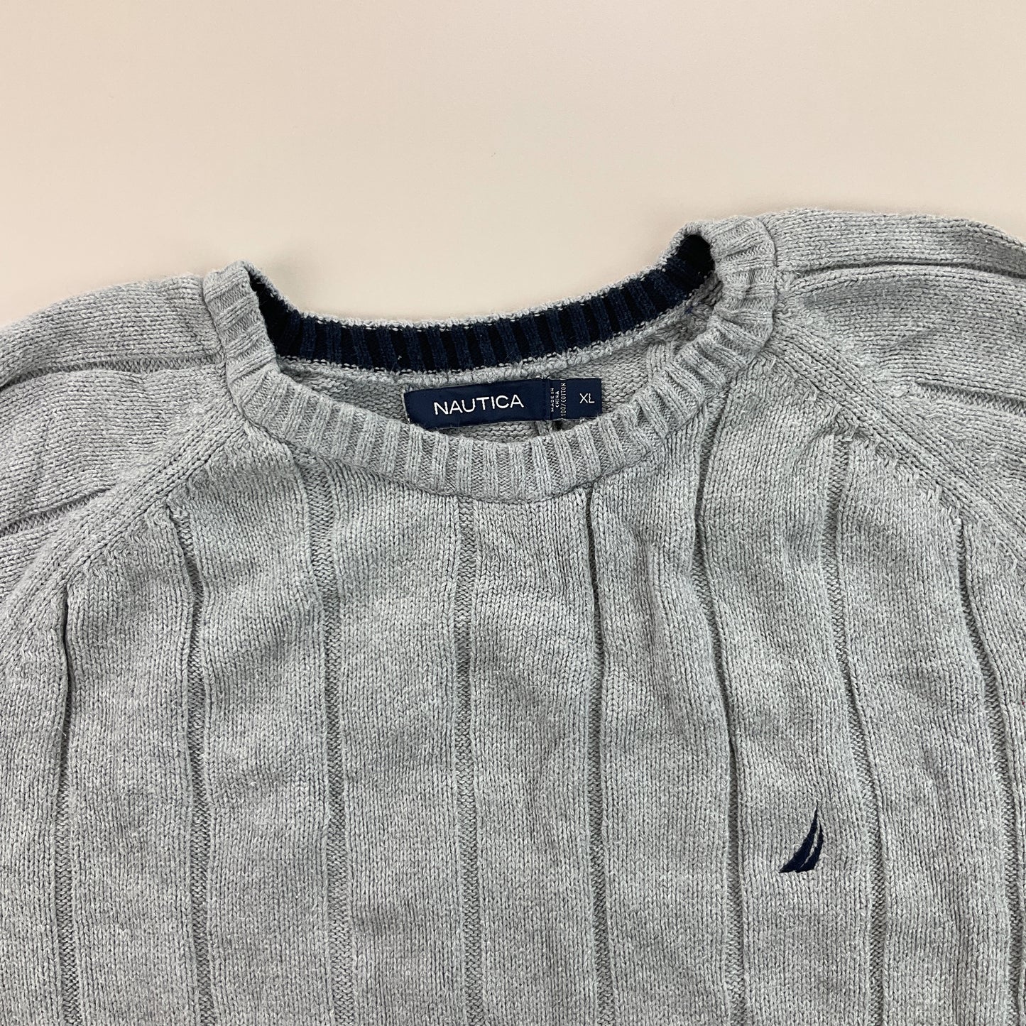 Nautica Basic Sweatshirt 3 PCS Set - XL-NAUTICA-olesstore-vintage-secondhand-shop-austria-österreich