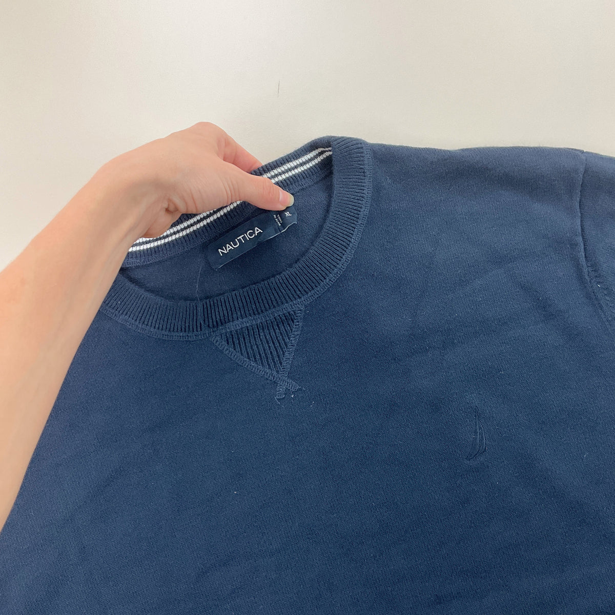 Nautica Basic Sweatshirt 3 PCS Set - XL-NAUTICA-olesstore-vintage-secondhand-shop-austria-österreich