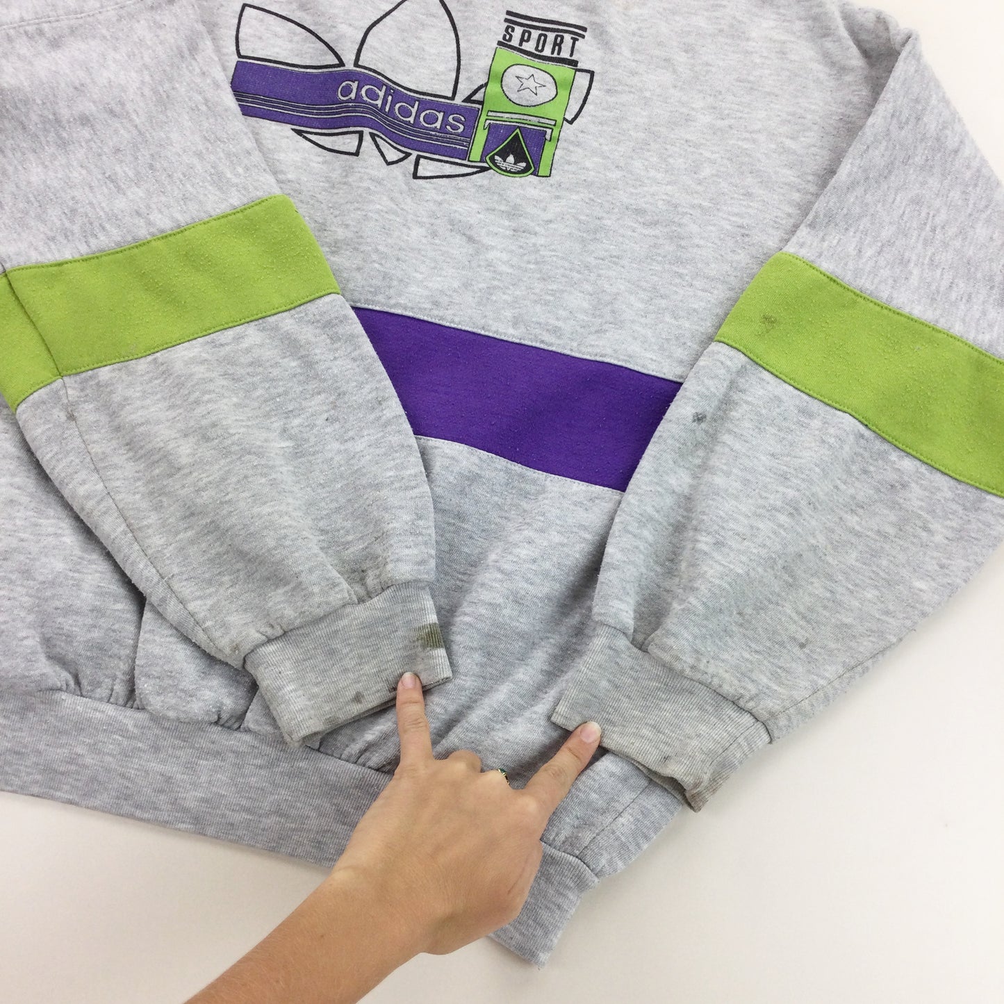 Adidas 80s Sweatshirt - XS-Adidas-olesstore-vintage-secondhand-shop-austria-österreich