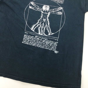 Leonardo Graphic T-Shirt - Large-FRUIT OF THE LOOM-olesstore-vintage-secondhand-shop-austria-österreich