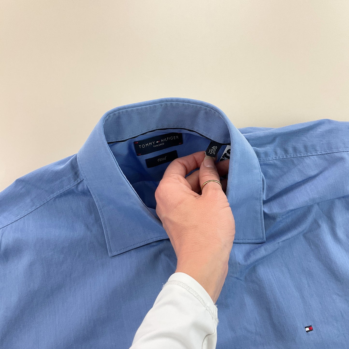 Tommy Hilfiger Tailored Hemd - Large-TOMMY HILFIGER-olesstore-vintage-secondhand-shop-austria-österreich