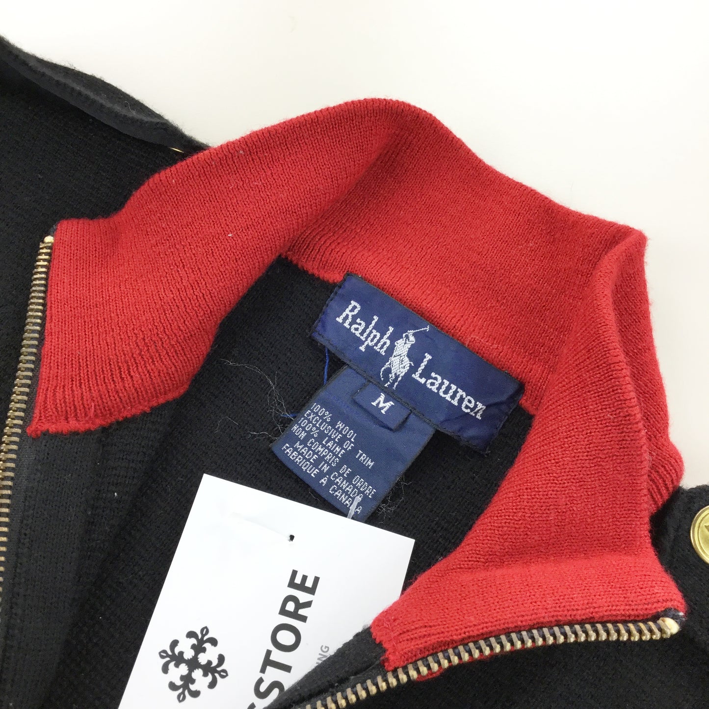 Ralph Lauren 90s Racing 1/4 Zip Sweatshirt - Women/M-olesstore-vintage-secondhand-shop-austria-österreich