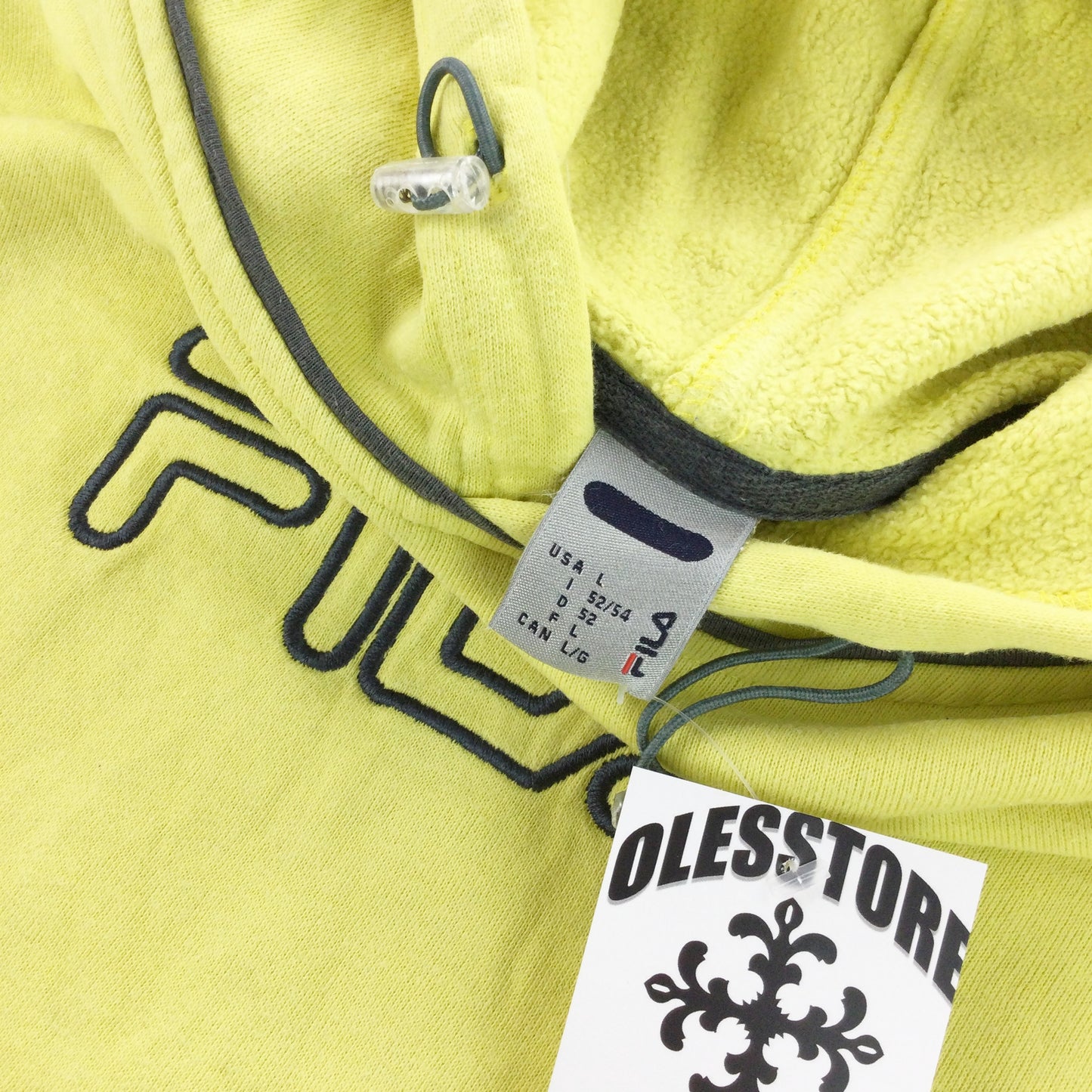 Fila Spellout Hoodie - Large-olesstore-vintage-secondhand-shop-austria-österreich