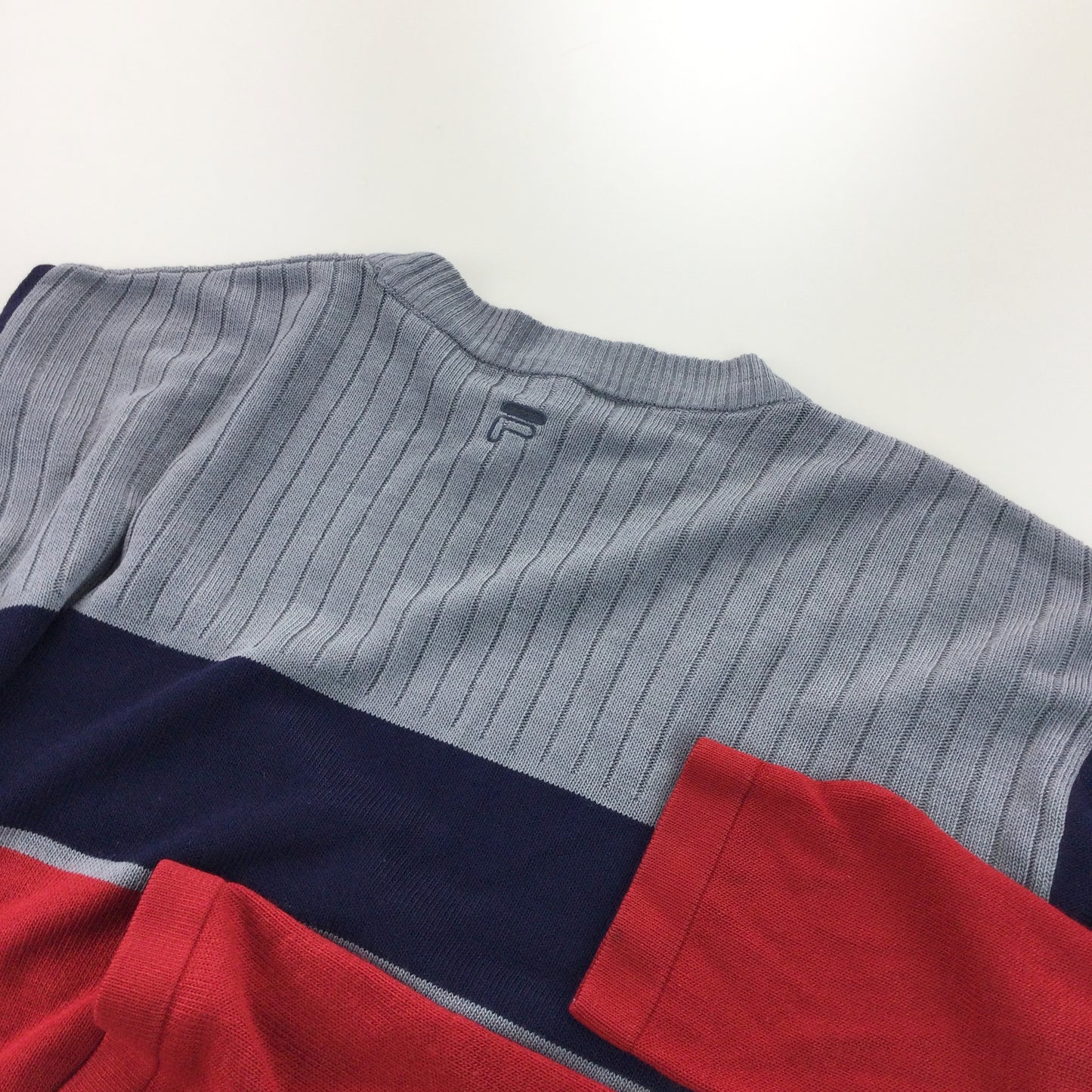 Fila 90s Knit Sweatshirt - Large-FILA-olesstore-vintage-secondhand-shop-austria-österreich