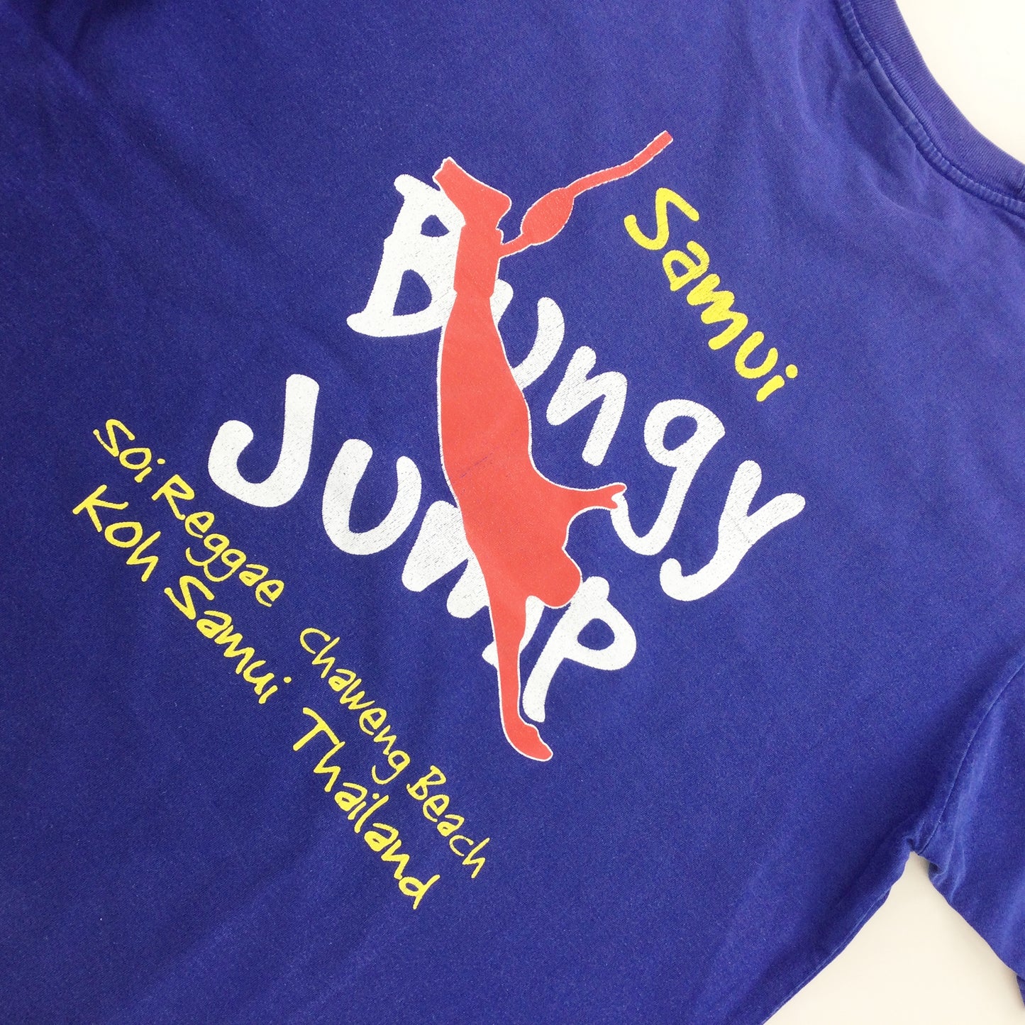 Bungy Jump 90s Thailand T-Shirt - Medium-TEAM TWO-olesstore-vintage-secondhand-shop-austria-österreich