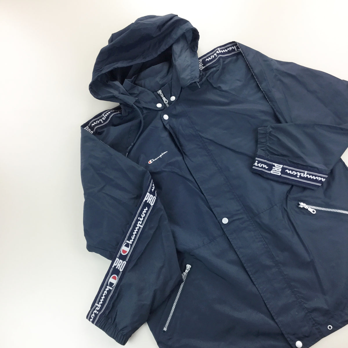 Champion 90s Windbreaker Jacket Large Premium Vintage