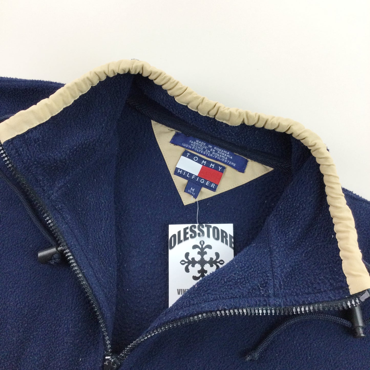 Tommy Hilfiger 90s Fleece Jumper - Medium-olesstore-vintage-secondhand-shop-austria-österreich