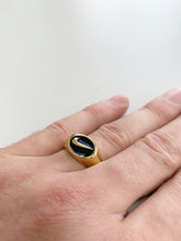 Load image into Gallery viewer, Nike Swoosh Ring Oval Gold-olesstore-vintage-secondhand-shop-austria-österreich