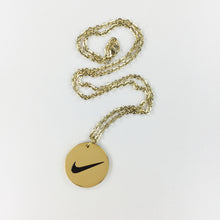 Load image into Gallery viewer, Nike Swoosh Simple Gold Necklace-olesstore-vintage-secondhand-shop-austria-österreich