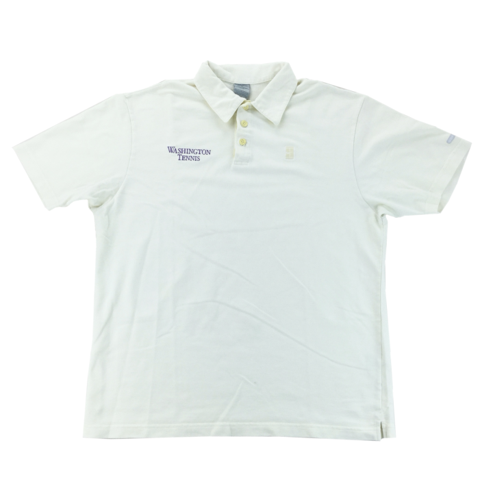 Nike 90s Challenge Court Washington Tennis Polo Shirt - Large-olesstore-vintage-secondhand-shop-austria-österreich