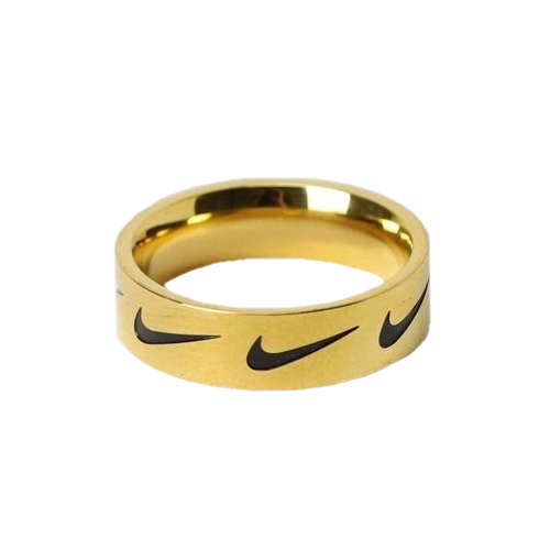 Nike Swoosh Ring Gold
